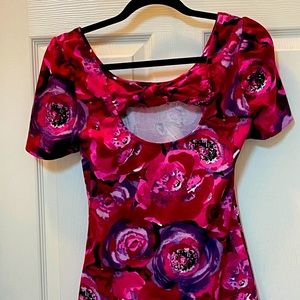 Gianni Bini floral Valentine Mini Dress